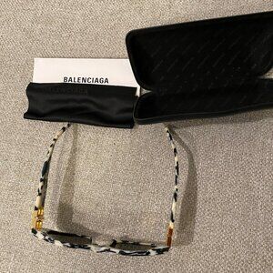 BALENCIAGA Dynasty D-Frame Rectangular Sunglasses